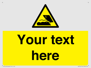 Custom Warning submerged objects in watercraft areas